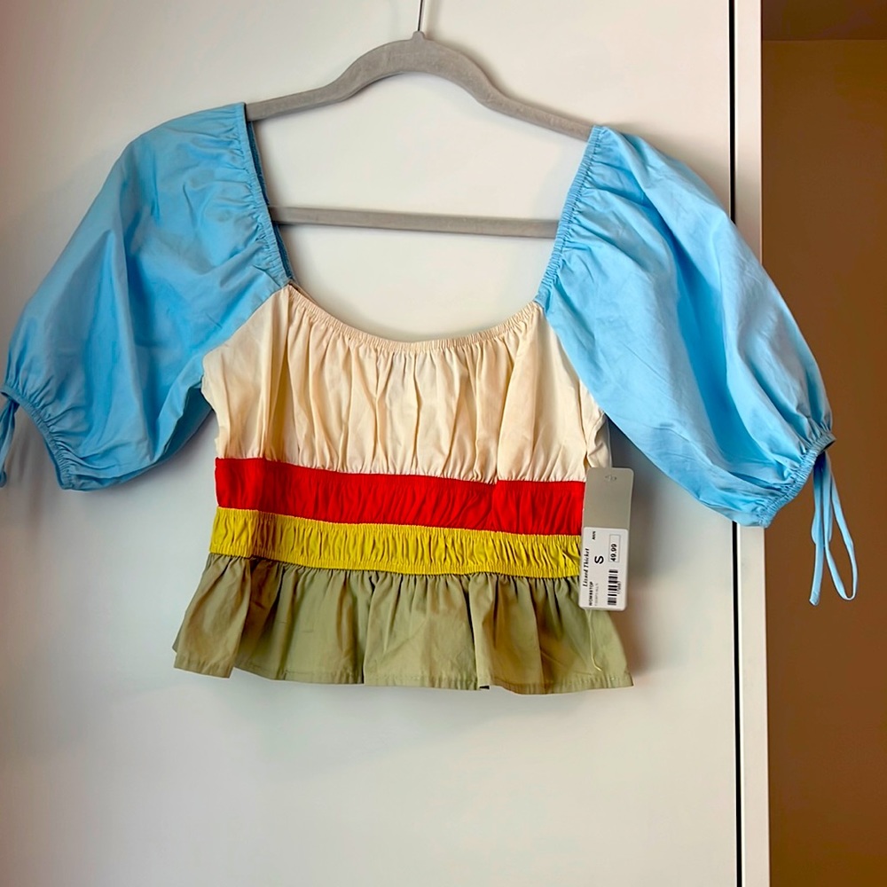 colorful cropped top